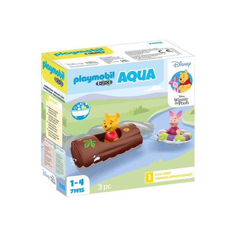 Playmobil 71415 1.2.3 및 디즈니: 곰돌이와 피글렛의 물놀이 모험