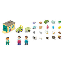 이미지를 갤러리 뷰어에 로드 , Playmobil 71656 1.2.3: 트랙터, 트레일러, 동물 친구들과 함께하는 농장 모험
