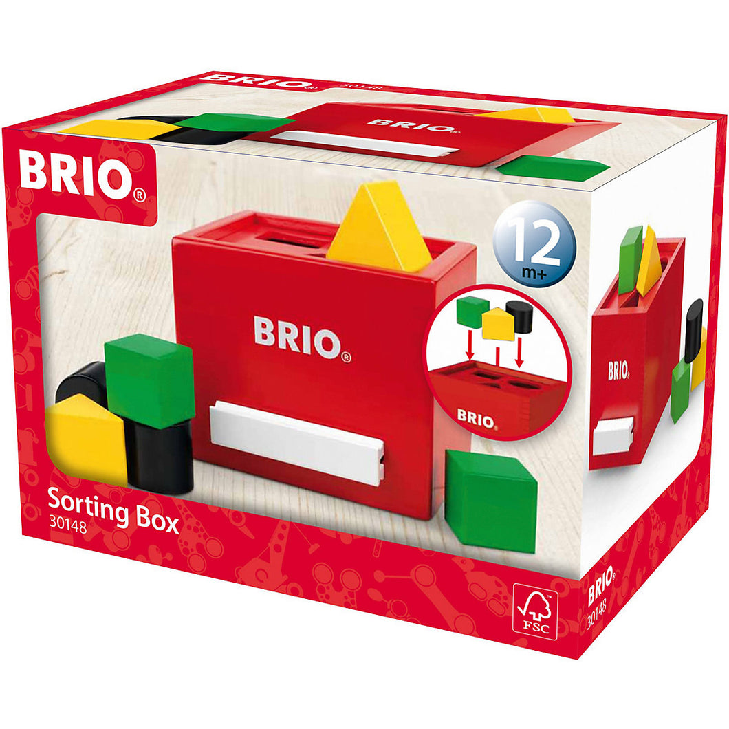 BRIO 레드 분류 상자