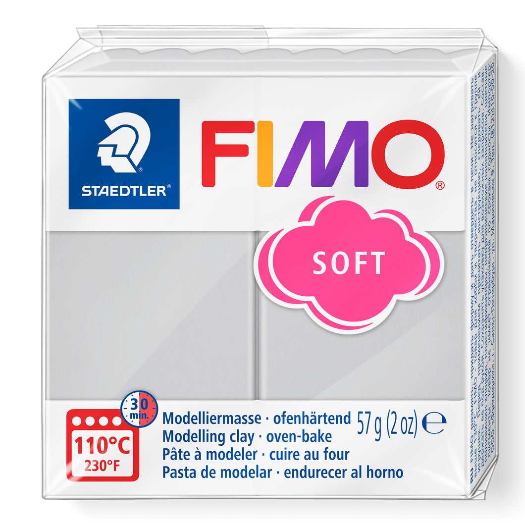 STAEDTLER® FIMO® 소프트 노멀 블록, 57g, 돌핀 그레이