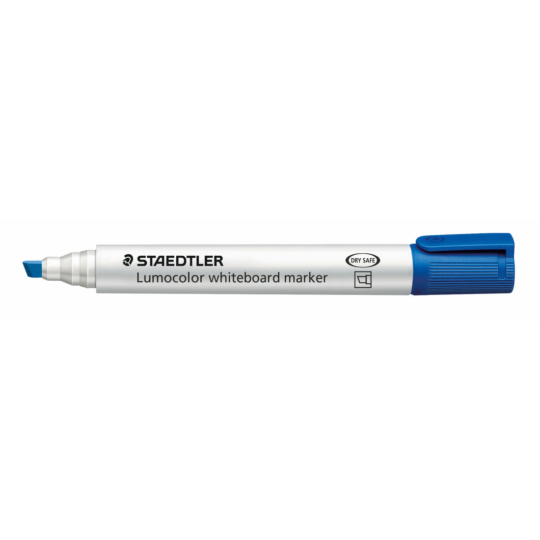STAEDTLER® 351 B-3 Lumocolor 화이트보드 마커 끌 팁, 파란색