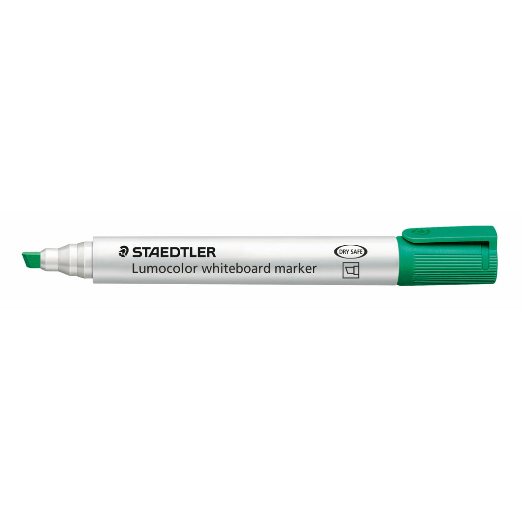 STAEDTLER® 351 B-5 Lumocolor 화이트보드 마커 웨지 팁, 녹색