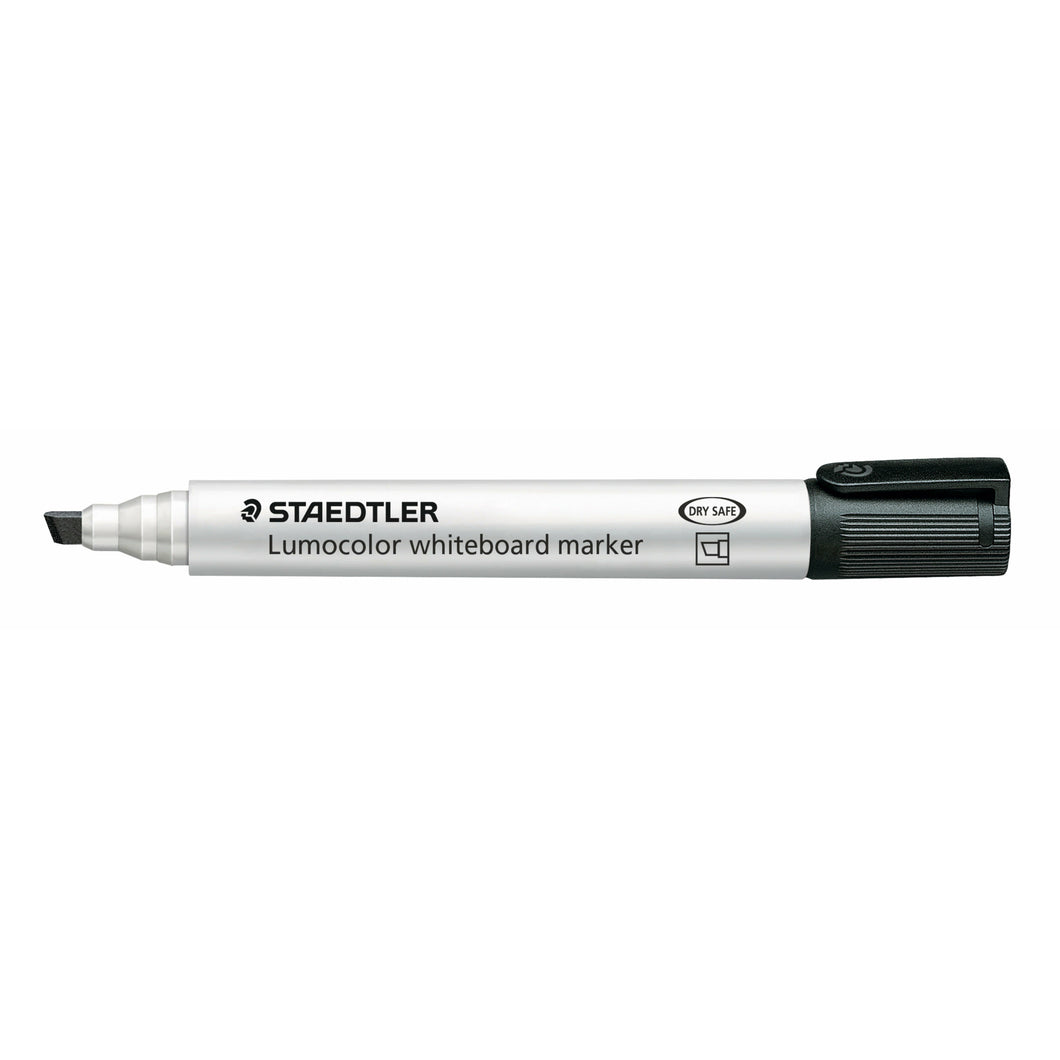 STAEDTLER® 351 B-9 Lumocolor 화이트보드 마커 웨지 팁, 블랙