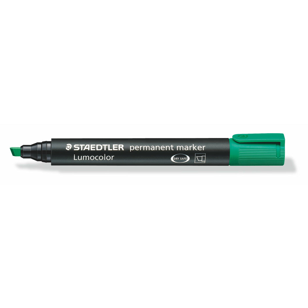 STAEDTLER® 350-5 Lumocolor 영구 마커 웨지 팁, 녹색