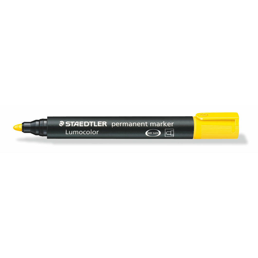 STAEDTLER® 352-1 Lumocolor 영구 마커 총알 팁, 노란색
