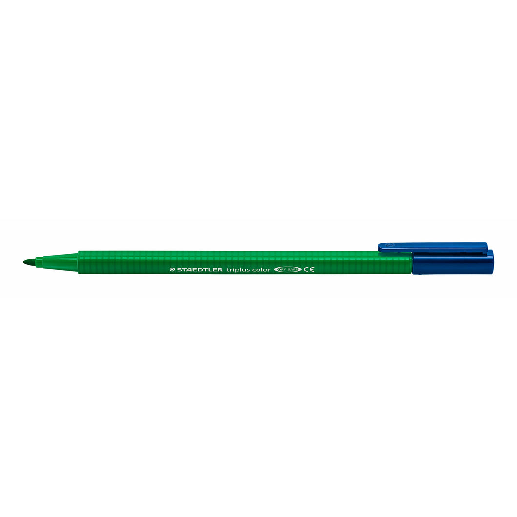STAEDTLER® 323-5 triplus 컬러 섬유 펜, 삼각형, 녹색