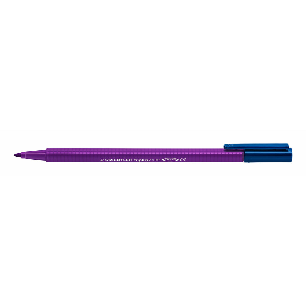 STAEDTLER® 323-6 triplus 컬러 섬유 펜, 삼각형, 보라색