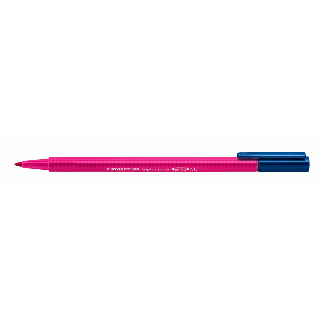 STAEDTLER® 323-20 triplus 컬러 섬유 펜, 삼각형, 마젠타색