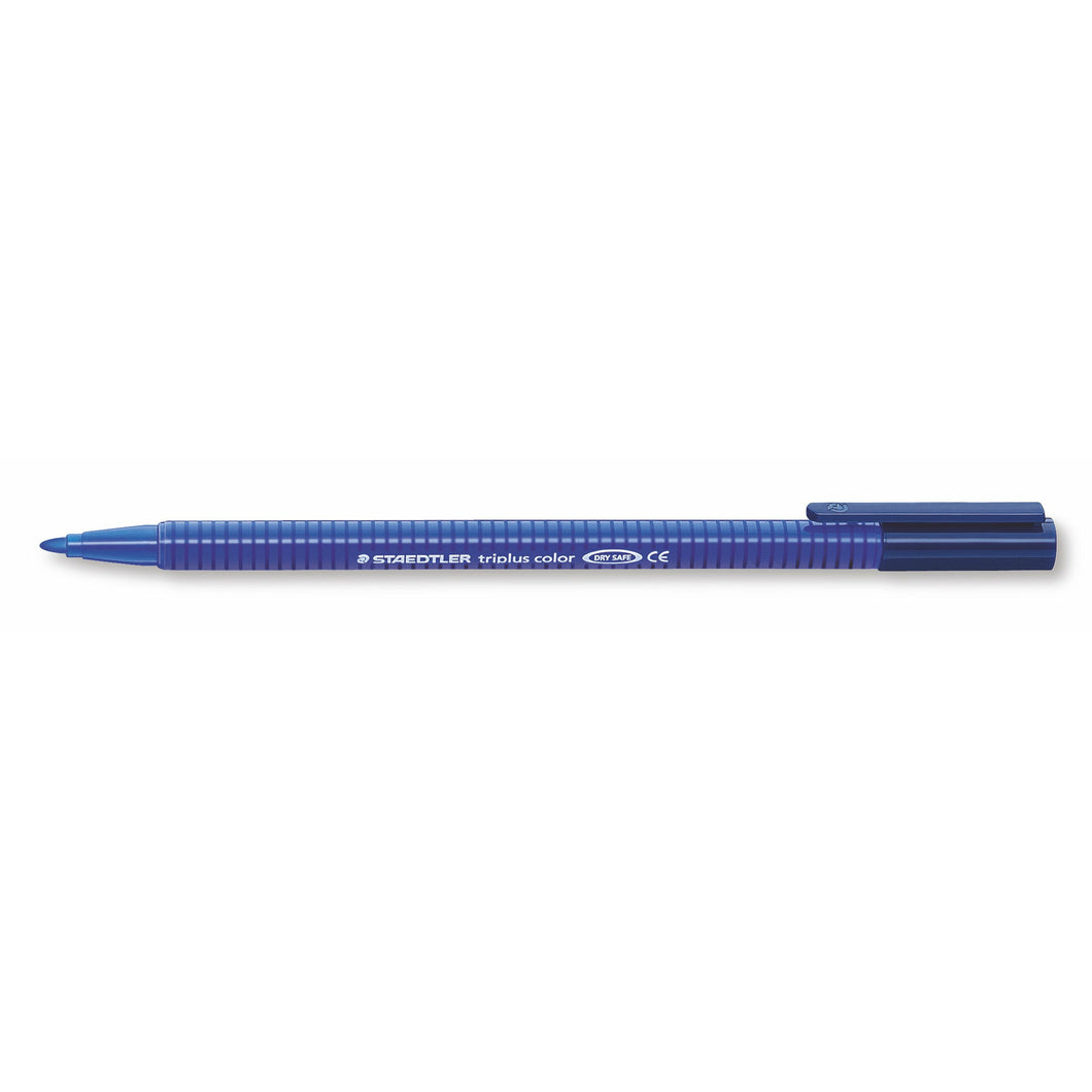 STAEDTLER® 323-3 triplus 컬러 섬유 펜, 삼각형, 파란색