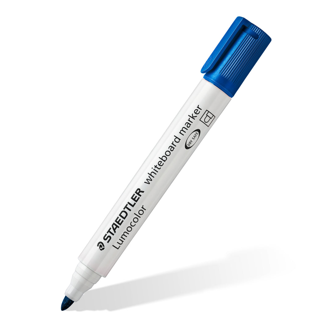 STAEDTLER® 351-3 Lumocolor 화이트보드 마커 총알 팁, 파란색