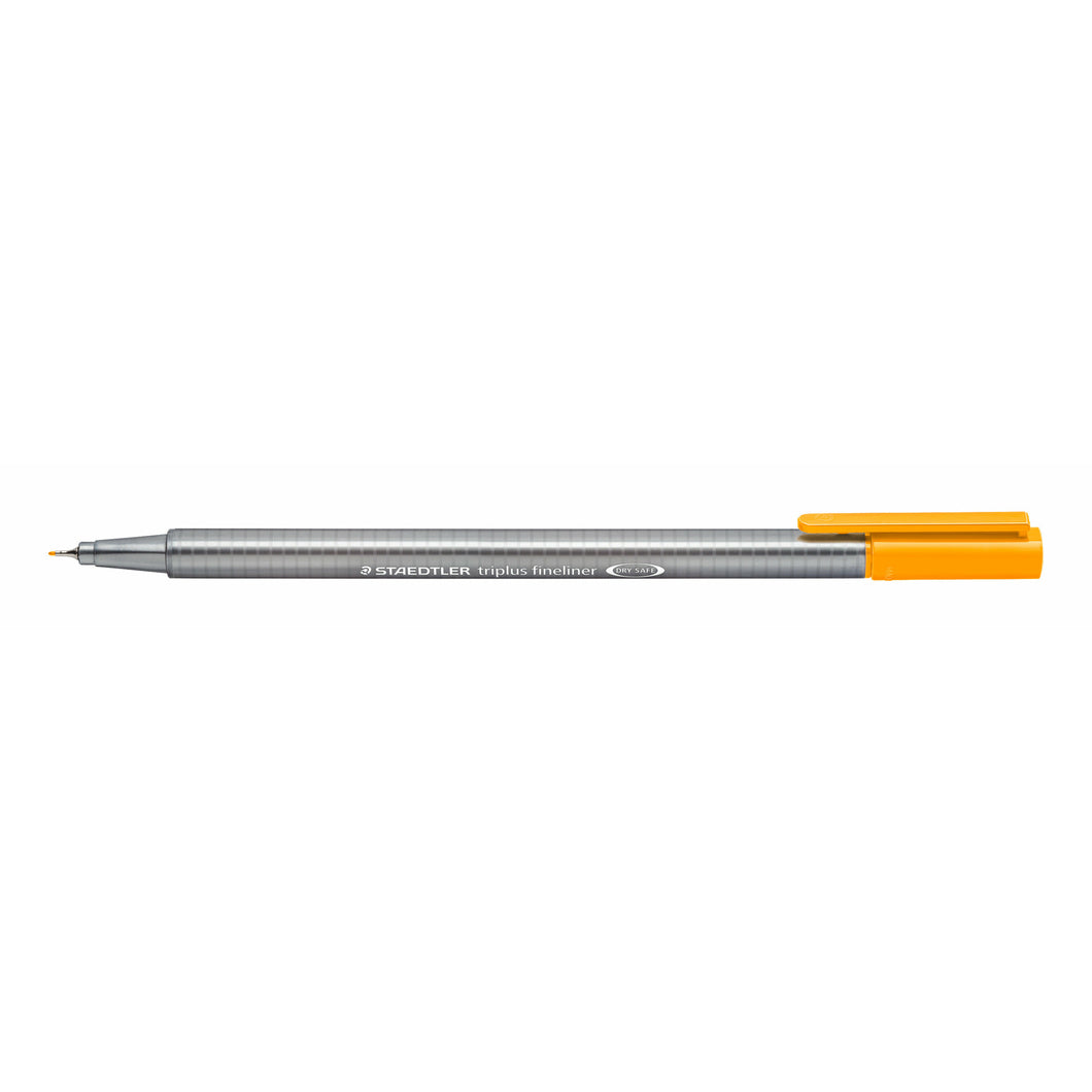 STAEDTLER® 334-43 triplus fineliner, 삼각형, 0.3mm, 라이트 오렌지