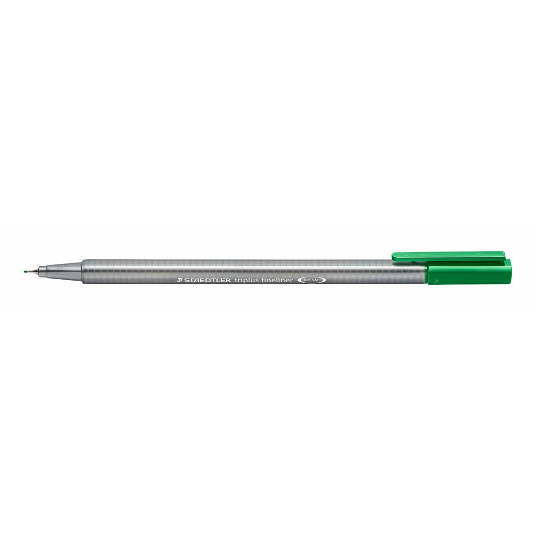STAEDTLER® 334-5 triplus fineliner, 삼각형, 0.3mm, 녹색