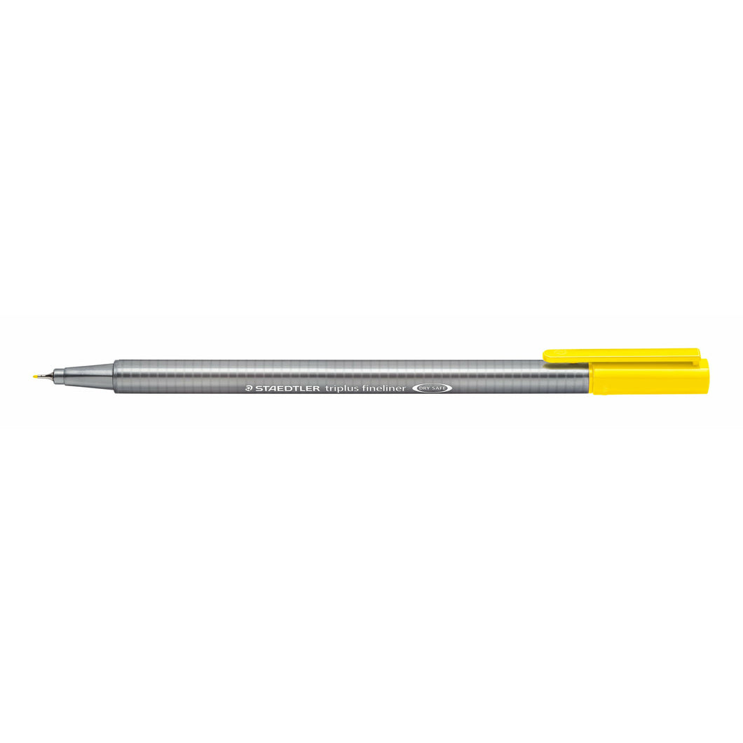 STAEDTLER® 334-1 triplus fineliner, 삼각형, 0.3mm, 노란색
