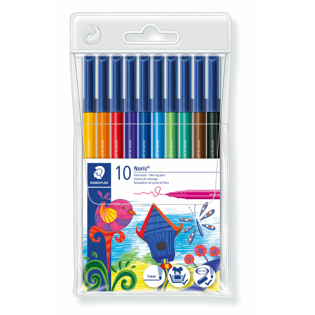 STAEDTLER® Noris Club 컬러 펜, 약 1.0mm, 10가지 색상의 케이스