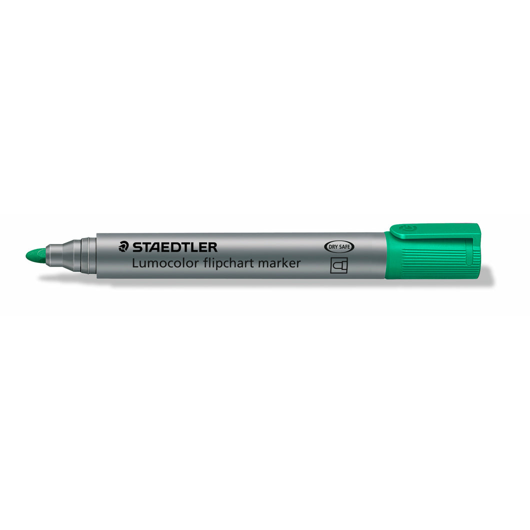STAEDTLER® 356-5 Lumocolor 플립차트 마커 불릿 펜촉, 녹색