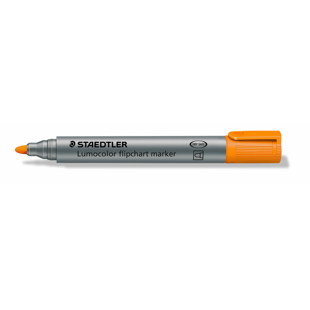 STAEDTLER® 356-4 Lumocolor 플립차트 마커 불릿 펜촉, 주황색