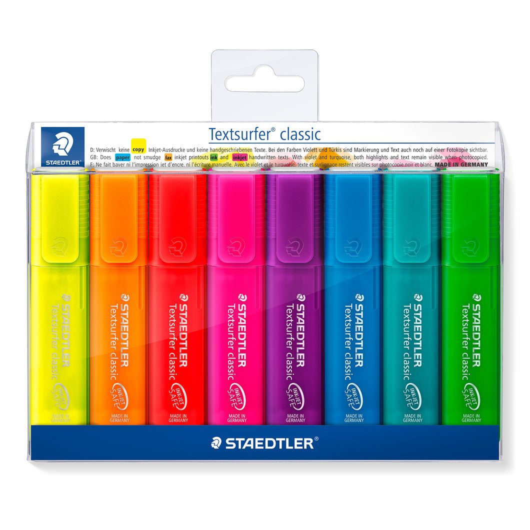 STAEDTLER® Textsurfer 클래식 레인보우 색상 6개 + 2개 무료