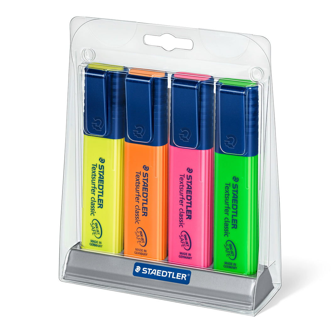 STAEDTLER® 형광펜 Textsurfer 클래식 버틀러 4종