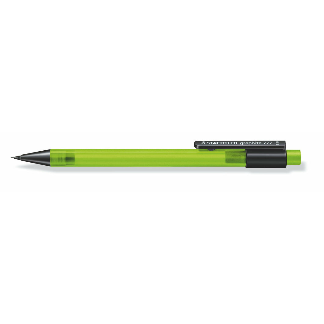 STAEDTLER® 777 05-5 흑연 샤프펜슬, 0.5mm, 녹색 투명