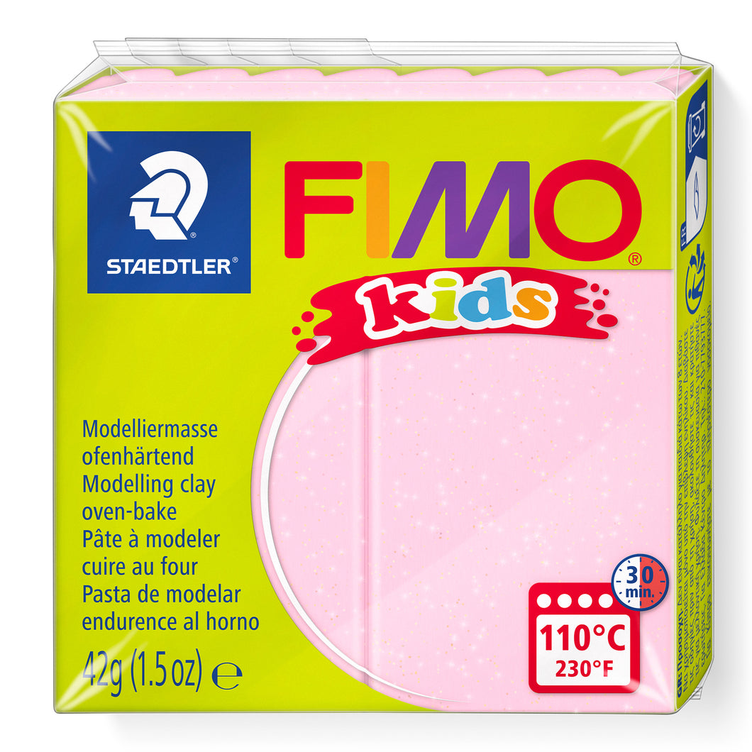 STAEDTLER® FIMO® 키즈 노멀 블록, 42 g, 진주빛 핑크