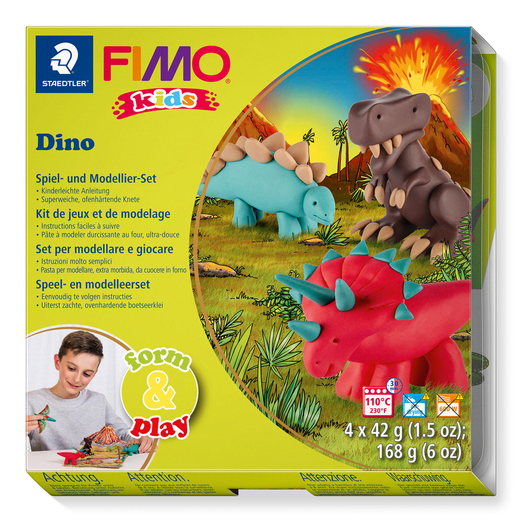 STAEDTLER® FIMO® 키즈 모델링 클레이 form&play Dino