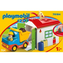 이미지를 갤러리 뷰어에 로드 , PLAYMOBIL 70184 분류 차고가 있는 트럭
