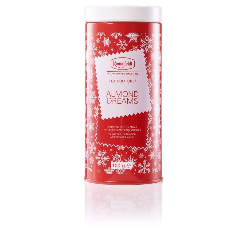Tea Couture Almond Dreams Seasonal Tea 설탕에 절인 아몬드 향이 나는 과일 차 100g